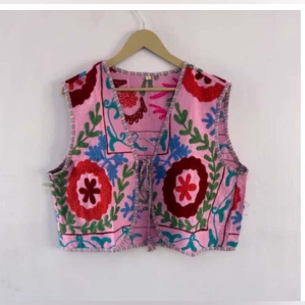 Embroidered Vest